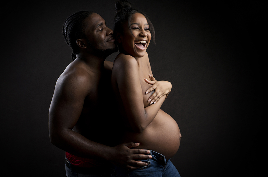 maternity photoshoot in our studio in Croydon