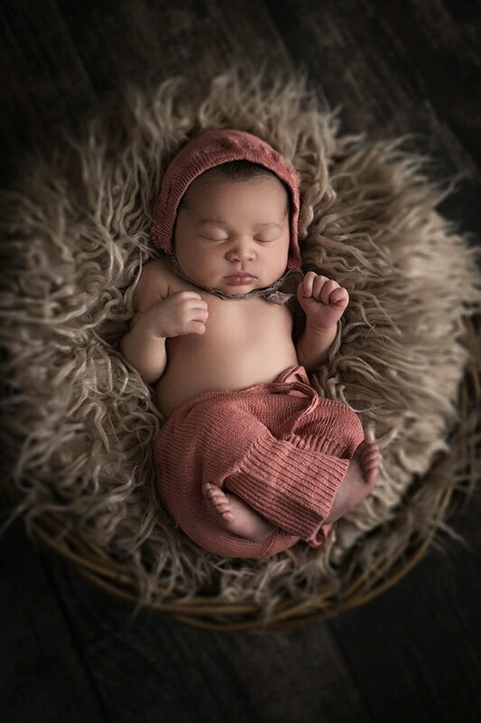 Newborn photoshoot in Croydon Portrait Studio